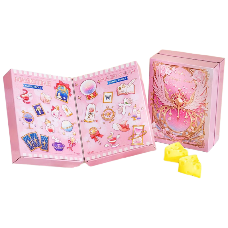 Feibei Children's Stress Relief Magic Book, Poke-A Game Blind Box Toy, Birthday Gift for Girls, Sticker Game for Ages 7-14