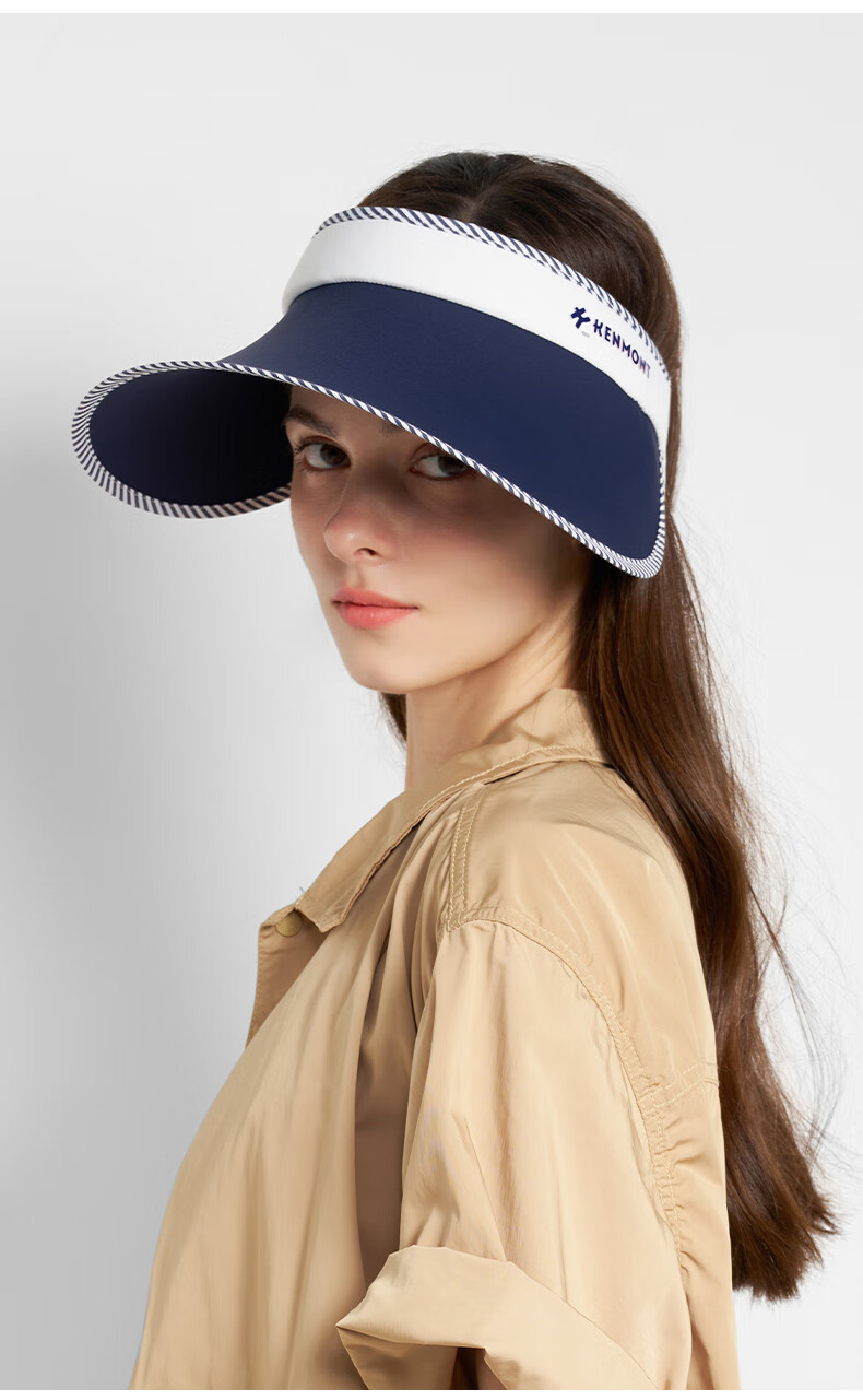 Kenmont Lightweight UV Protection Sun Hat, Summer Women's Wide Brim Face-Covering Visor Hat, Foldable Outdoor Sun Hat 6153 6
