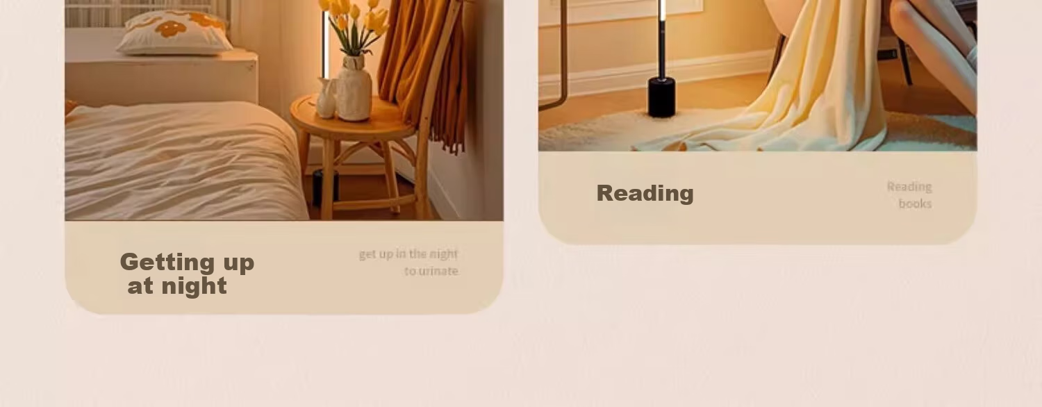 ONEFIRE Floor Lamp, Bedside Lamp, Table Lamp, Small Night Light, Bedroom Ambiance Lamp, Eye Protection Lamp, Living Room Reading Lamp, Baby Feeding Lamp, Sleep Lamp, High-End 6