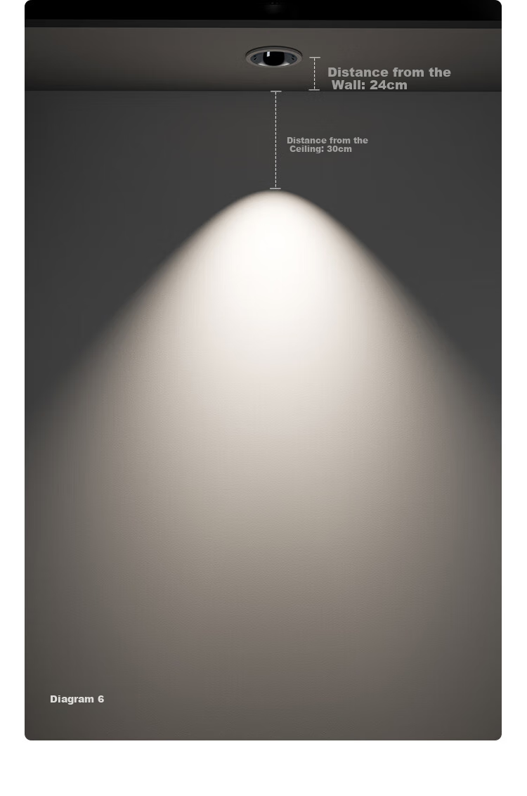 Honeywell Eye Protection Spotlight, Recessed, No Main Light, High Color Rendering, Anti-Glare, Deep Cup, Anti-Glare Wall Light HWD-03S1201 10