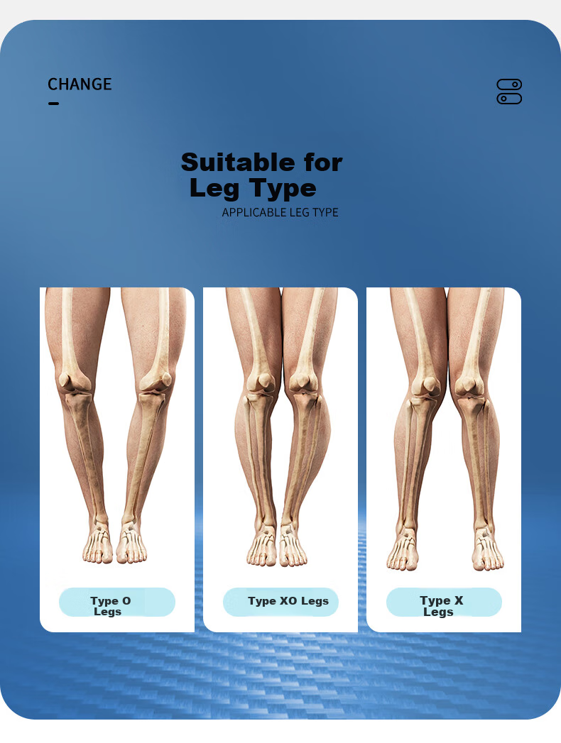FOOTOPPO Magnetic X-Shaped Leg Insoles for Overlapping Legs, O-Shaped Legs, And X-Shaped Legs for Adults 6