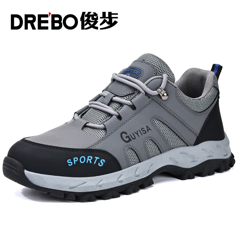 JUNBU Men's Safety Shoes Steel Toe Anti-Smash Anti-Puncture Lightweight Comfortable Durable Work Shoes 2135F Size 38