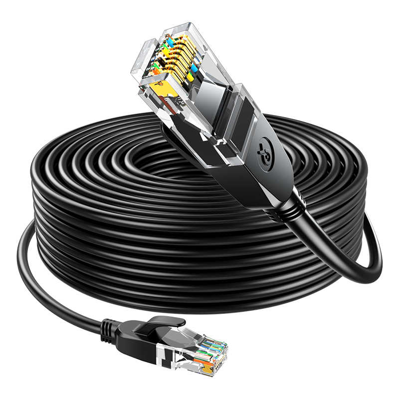 BIAZE CAT6 Ethernet Cable, 8 Meters, Gigabit Network Connection Wire, Unshielded Twisted Pair (UTP) Patch Cord for Engineering And Home Use, Computer Broadband Monitoring, 8-Pin Double Twisted Pair Finished Patch Cable with Connectors WX8
