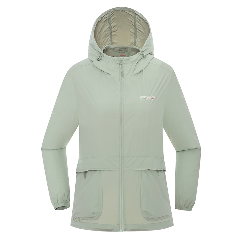 NORTHLAND Original Yarn Sun Protection Clothing UPF500+, Outdoor Women's Cooling Antibacterial Breathable Lightweight Skin Coat Jacket