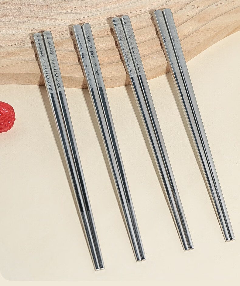 Corn Children's Chopsticks 100% Pure Titanium Antibacterial Mold-Resistant Portable Dustproof Baby Lunch Box for Ages 3-6 4