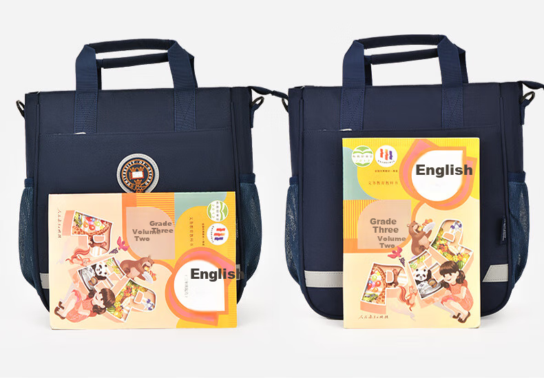 UNIVERSITY OF OXFORD Tutoring Bag for Primary School Students, Boys And Girls Handheld Bag, Hand-Held Bookbag, Children's Crossbody Bag, Tutoring Bag, Backpack 1194 Purple 22