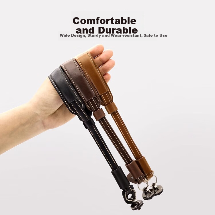 Qiye Wrist Strap, Lanyard, Wristband, Fixed Rope, Palm Strap, Suitable for DJI Pocket 3, Pocket 4, Spirit 3 Accessories, Black 2