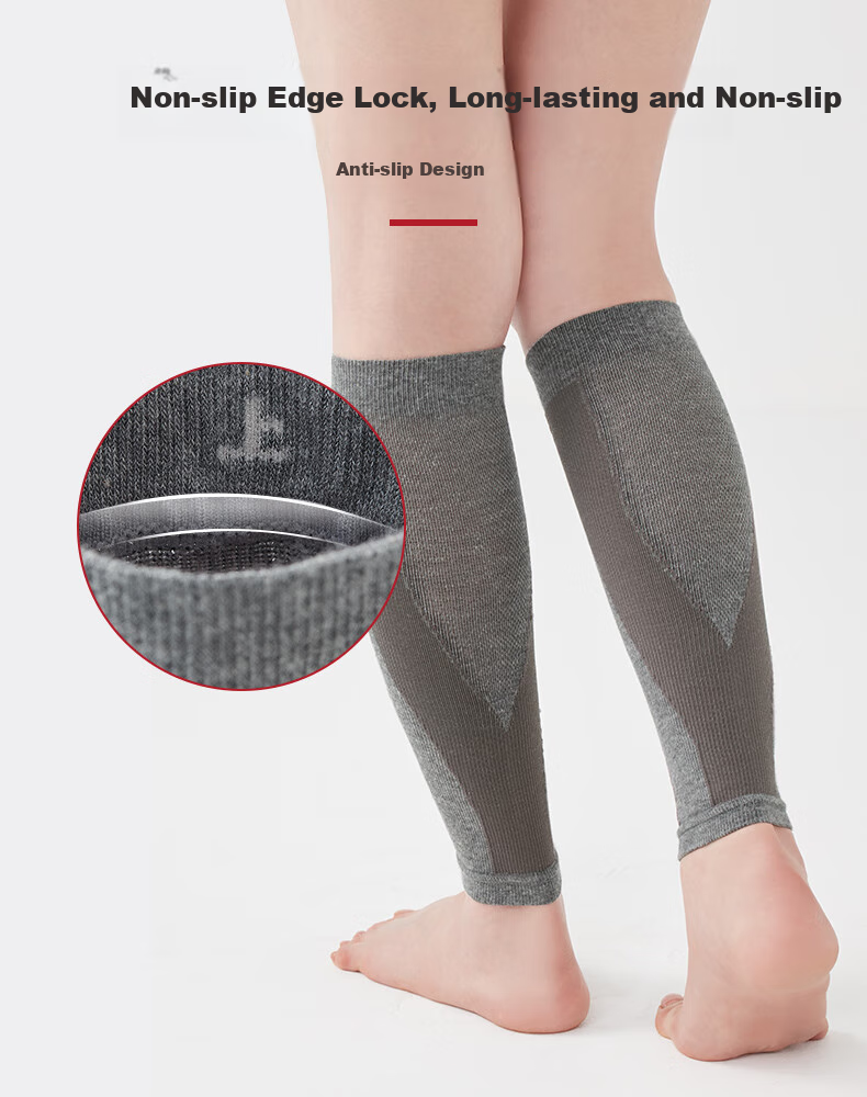 D&M Thick Long Carbon Fiber Leg Warmers for Arthritis And Cold Legs, Men's And Women's Winter Thermal Knee Sleeves, Imported from Japan, Double Pair 9