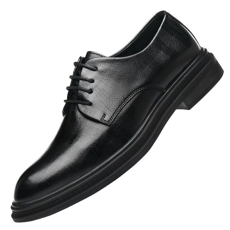 CARTELO Leather Shoes for Men, Derby Shoes, Dress Shoes, Business Formal Wear, Genuine Leather, Height-Increasing, 2026 New Style, Casual Wedding Groom Breathable