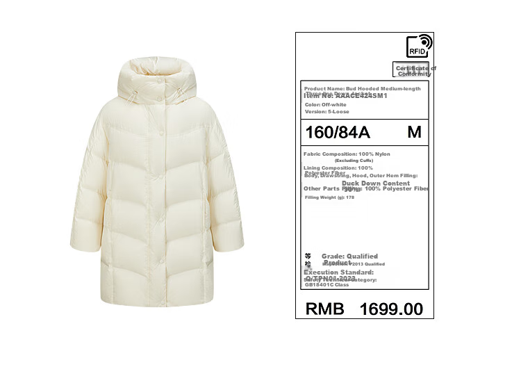 Taipingniao Women's down Jacket with Hood, Puffer Winter Warm Coat, Pink Short Style, XS 49