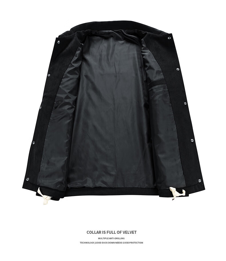 Warrior Jacket for Men, Spring And Autumn Loose Versatile Lapel Jacket, Casual Cardigan Workwear Clothing for Me 5