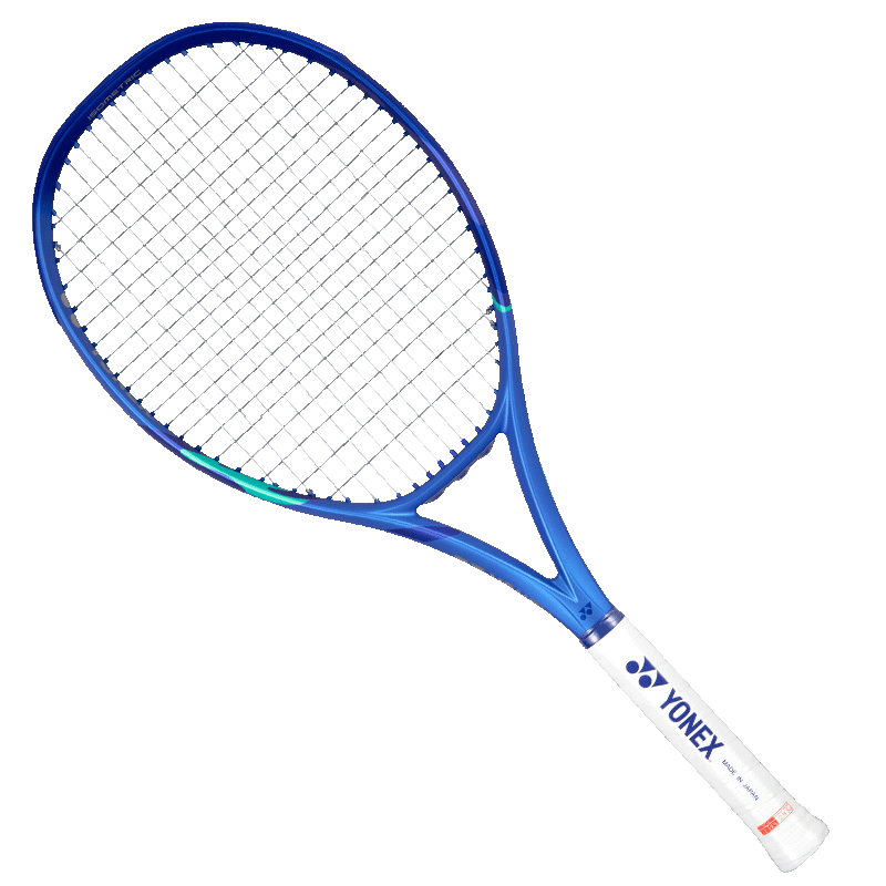 YONEX Tennis Racket, Professional Competition Full Carbon Offensive 8th Generation EZONE 100L Royal Blue G2 Unstrung, 285 Grams