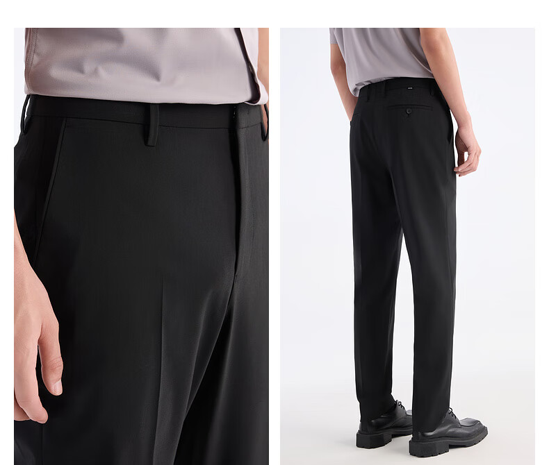 JOEONE Men's Pants, Dress Pants [Wrinkle-Resistant, Color-Fast, Stress-Free Dress Pants], Spring And Summer Business Casual Pants for Men, Size 35 20