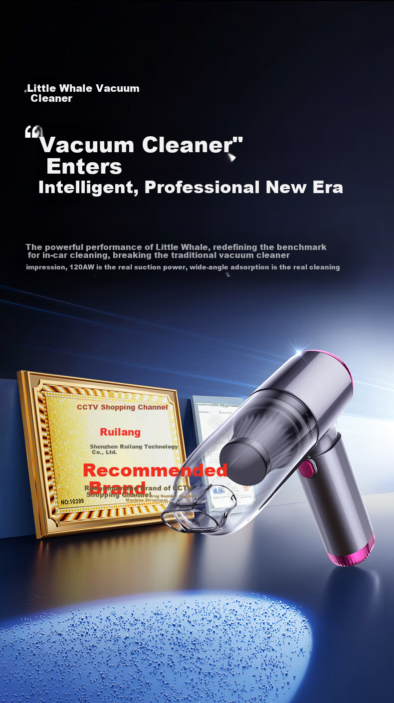 REWONDER [Top-Selling Online], Car Vacuum Cleaner with Strong Suction, Cordless Handheld Vacuum, Dual-Use for Home And Car, Long Battery Life, Outdoor Suction And Blowing, Multi-Functional, Suitable for Li Auto I9 7