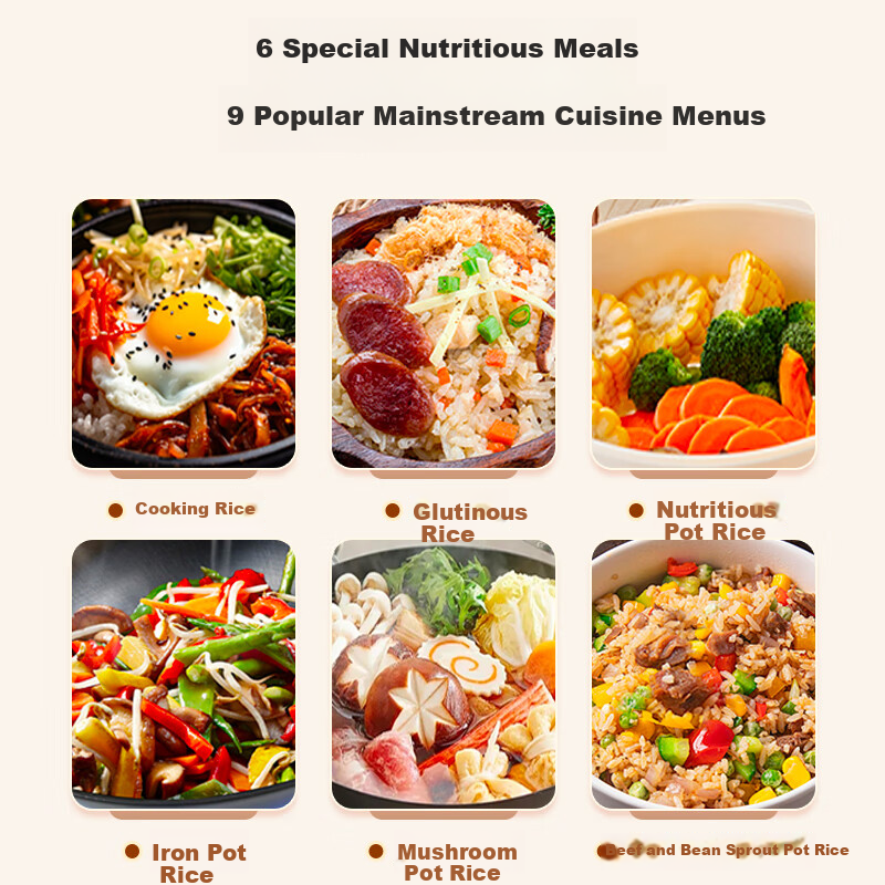 CUCHEN Dual Pressure Rice Cooker, Korean Imported, 0 Coating Stainless Steel Inner Pot, 3L Capacity for Home Use, 4-5 People, IH Heating Electric Rice Cooker And Electric Pressure Cooker, Replaceable Double Inner Pots, Smart Cooker