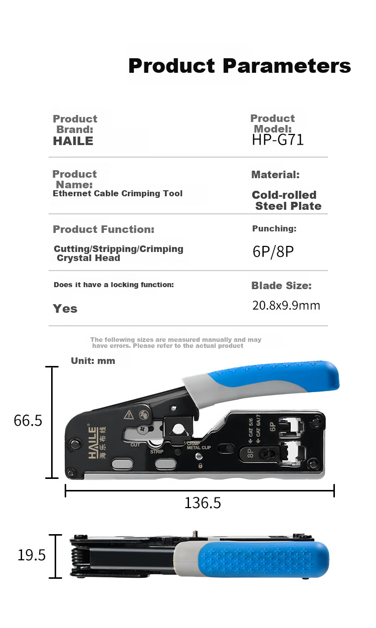 HAILE Internal And External Network Converter, Specialized Network-Shaped Cable Clamp HP-G71, Prevents Dual Network, Anti-Mixing, And Anti-Violatio 8