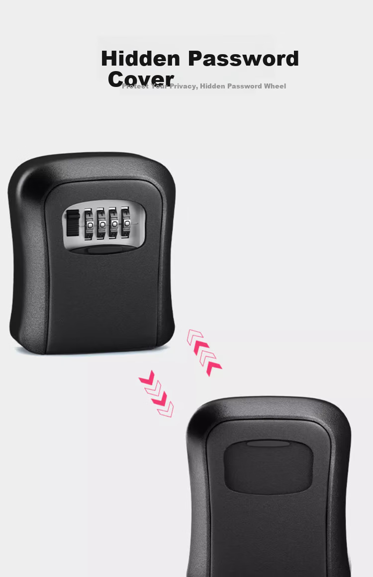 Huge Renovation Password Key Box, Construction Site Anti-Theft Door Peephole Box, Engineering Password Lock Key Box for Storing Keys 10