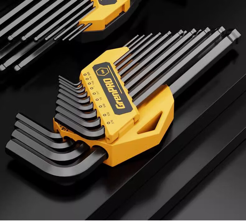 GREENER Hex Key Set, Universal Extended Star-Shaped Automatic Combination Set, Hexagonal Screwdriver for Home Use, Hexagonal Screwdriver 3