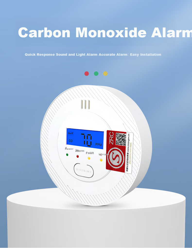 PGST Carbon Monoxide Alarm, CO Detector, Coal Boiler Charcoal Warning Device, Gas Leak Detection Alarm 1
