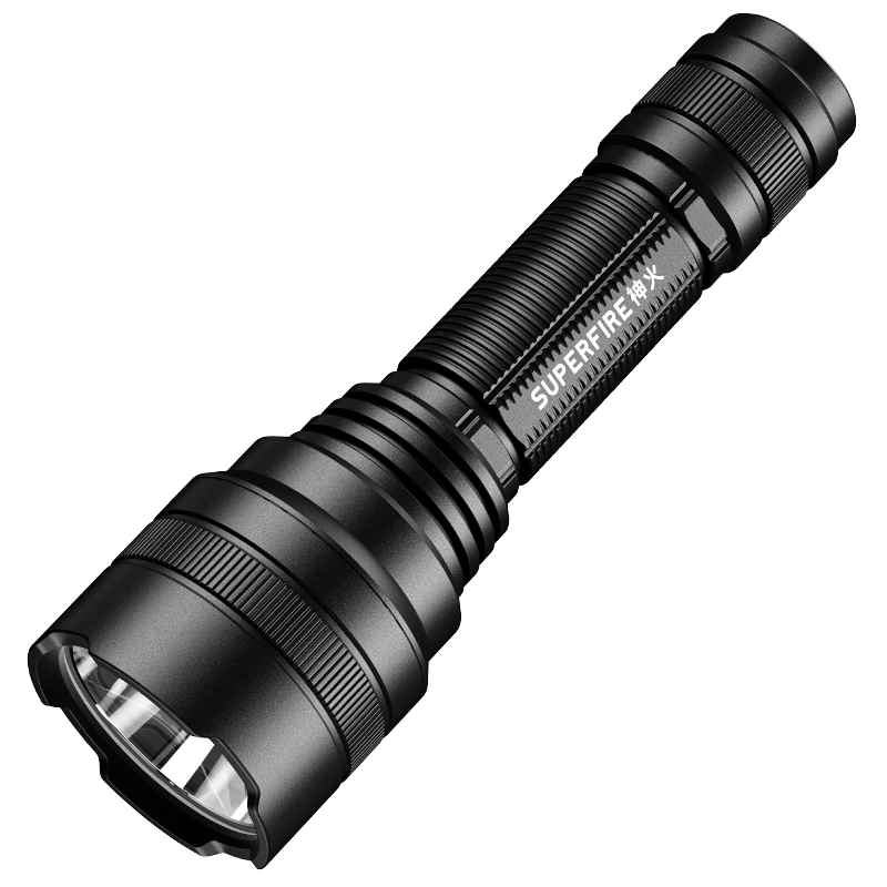 Shenhuo C5-X Rechargeable High Brightness Long-Range Portable LED Flashlight for Home and Outdoor Use