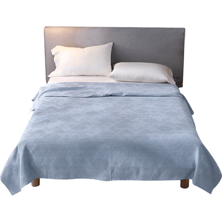 Grace Pure Cotton Antibacterial Towel Blanket, Summer Nap Quilt, Plain Jacquard Summer Cool Quilt, Air Conditioning Blanket, 200*230cm