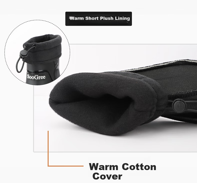 SooGree Men's Short Rain Boots, Lightweight And Stylish, Non-Slip, Wear-Resistant, Waterproof Work Shoes for Fishing 7