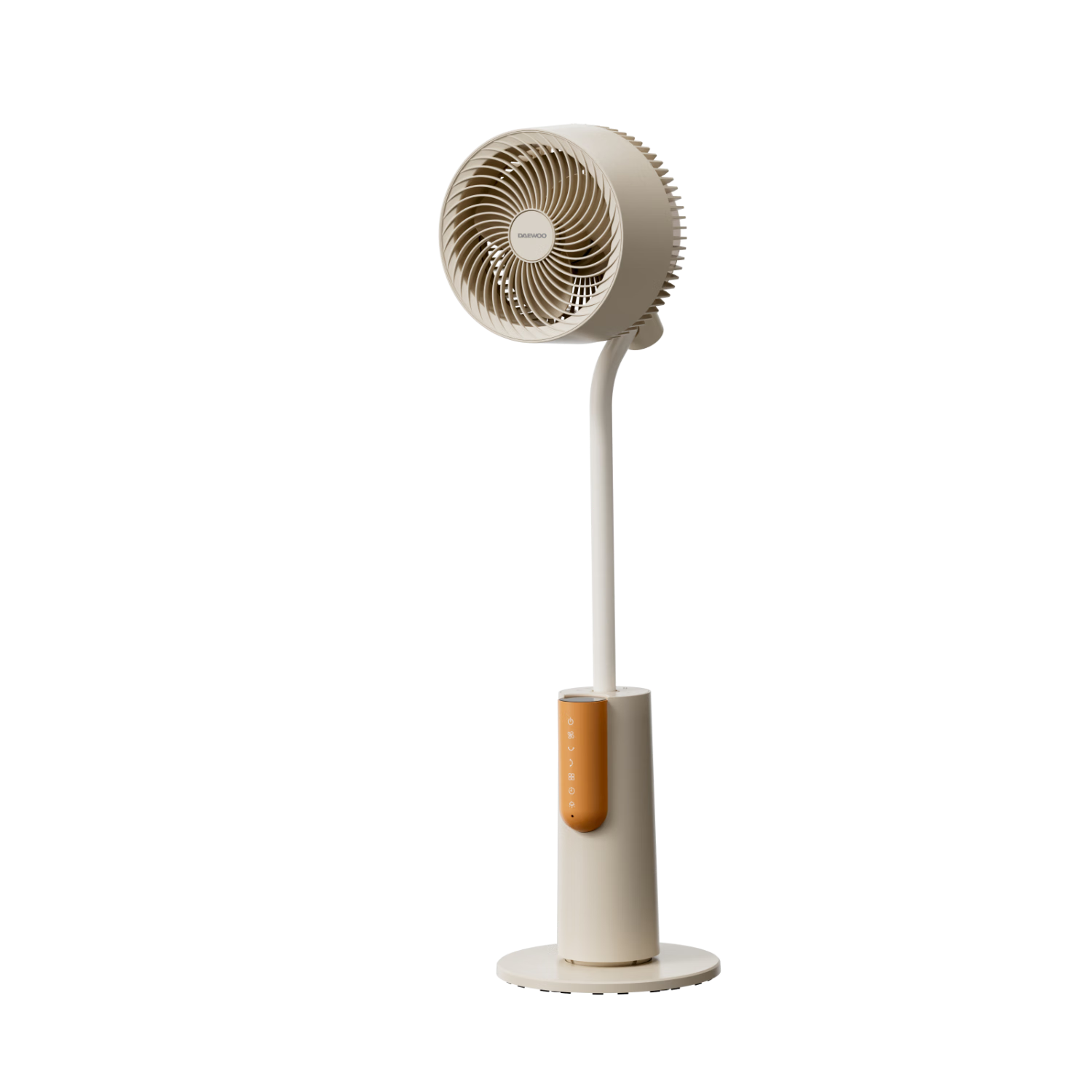 DAEWOO [Plasma Formaldehyde Removal] Smart Voice Air Circulation Electric Fan, Ambient Night Light, Purification And Disinfection Floor Fan with Variable Frequency, F47 Mid-Autumn Festival Gift