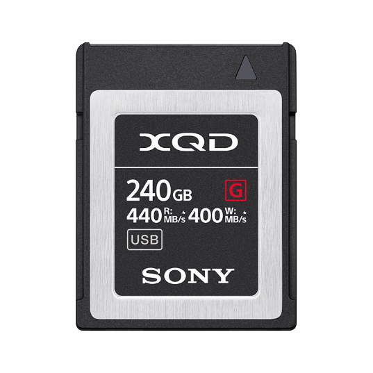 SONY 240GB XQD Memory Card G Series QD-G240F 4K Video Recording Read Speed 440MB/s Write Speed 400MB/s