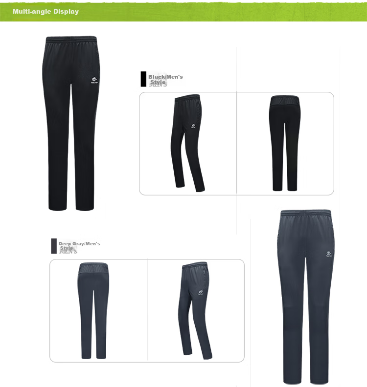 TECTOP Quick-Dry Pants, Men's Outdoor Breathable Fast-Drying Trousers, Sports Hiking Pants, 053 Men's Dark Gray, M 25