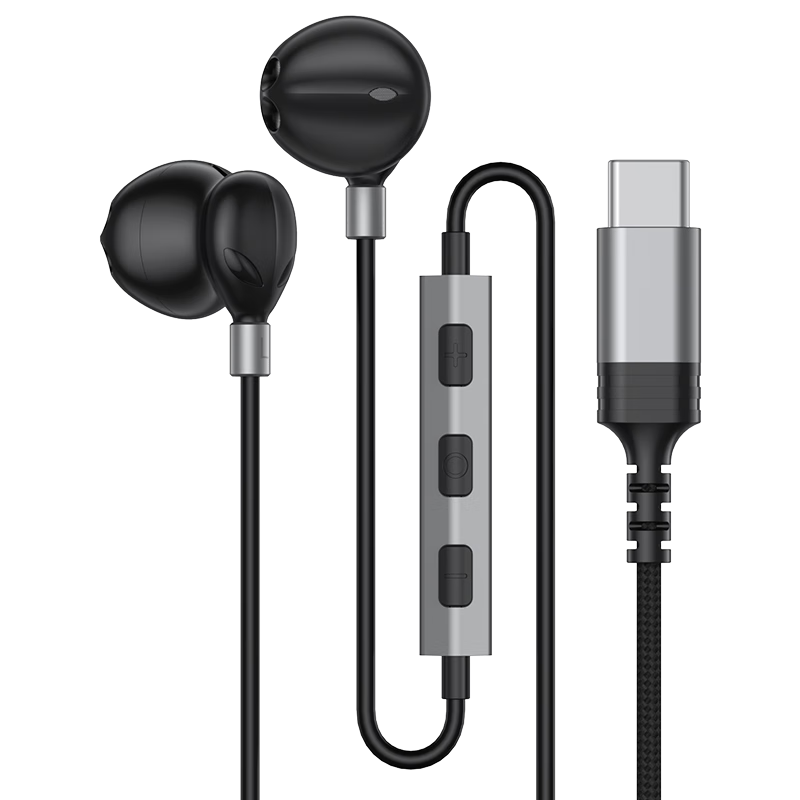 DOOSEYUON [2025 Alien Edition] Apple Wired Earphones Type-C Compatible with IPhone 17 Plus, 16, 15 Pro Max, IPad Pro, Huawei Nova 13