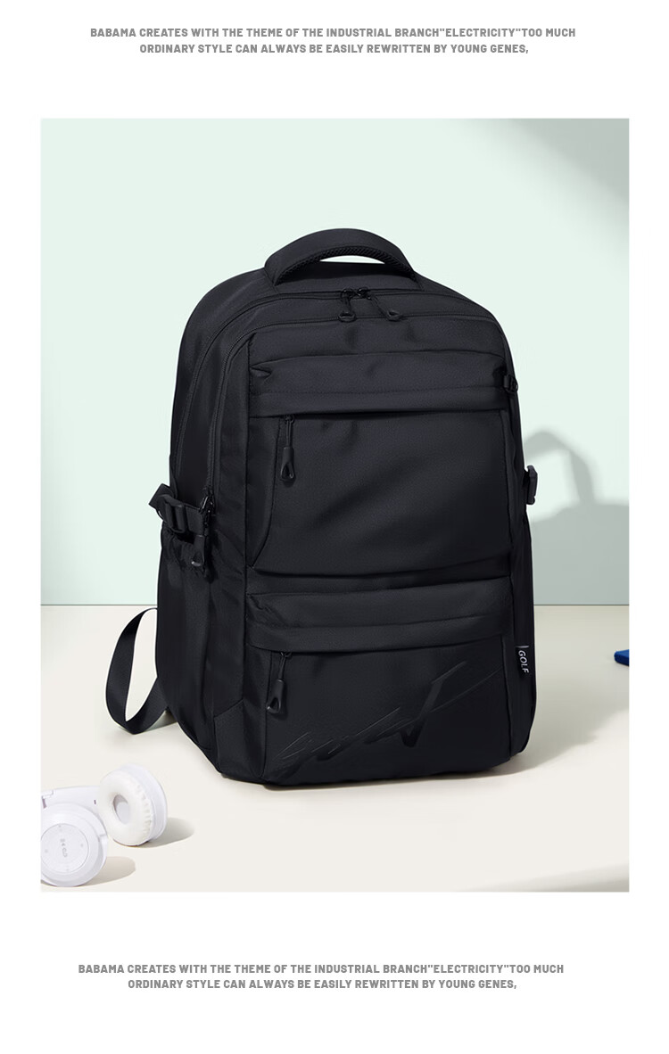 GOLF Backpack for Men, Casual 15.6/16 Inch Laptop Bag, School Backpack for Middle School, High School And College Students, Travel Bag for Wome 16