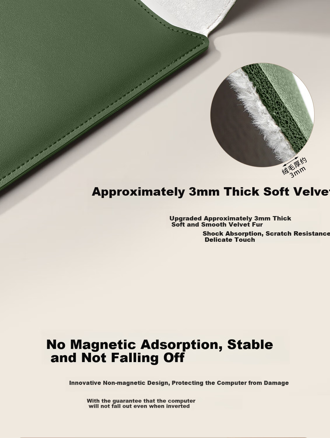 Taikesen Laptop Sleeve Compatible with Apple MacBook 16-Inch, Lenovo, Huawei 15-Inch Computers, Protective Case for Wome 9