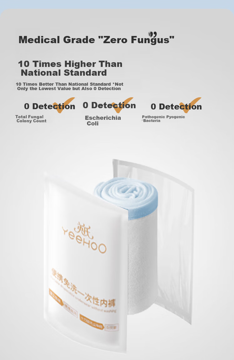 YEEHOO [Ozone Disinfection First Wear, No Wash] Pure Cotton Disposable Children's Underwear, Individually Packaged, Daily Use for Boys And Girls 7
