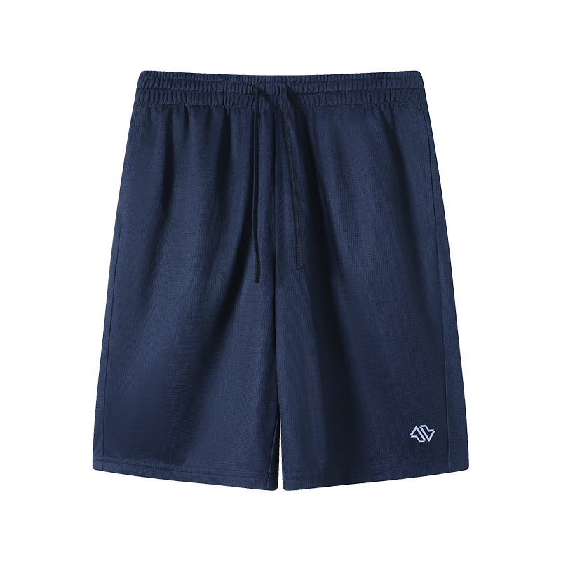 JD Jingzao Ultra-Light Quick-Dry Running Sports Shorts for Men Fitness Training Moisture-Wicking Casual Five-Point Pants Navy Blue XL