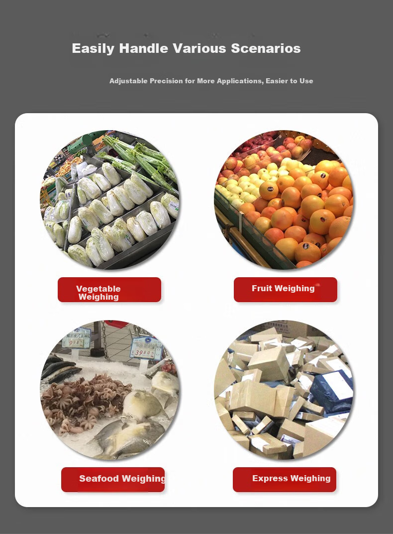 Kaifeng Electronic Scale, Commercial Small Pricing Platform Scale, 30kg High-Precision Weighing Scale, for Market Vendors And Street Vendors to Calculate Weights 7