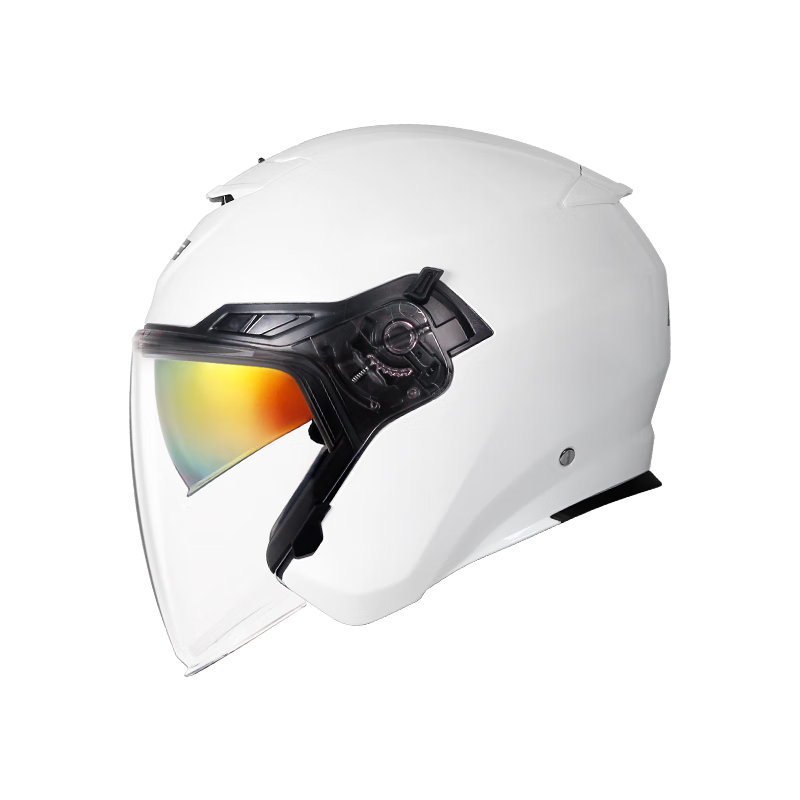 GSB Motorcycle Helmet 3/4 Half Helmet Dual Visor 3C Certified All-Season Unisex G-263
