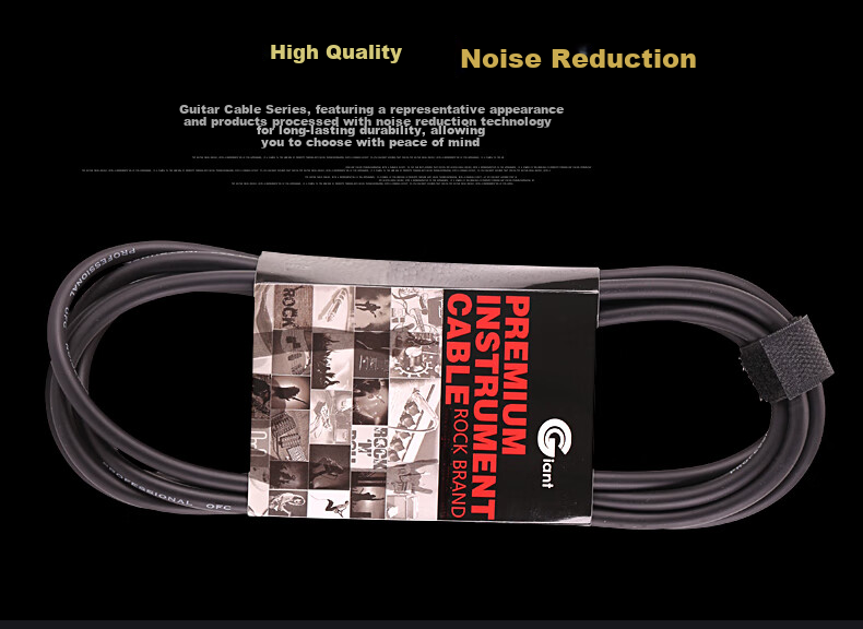 Maneryuepu 6.5MM Guitar Cable, Speaker Audio Cable, Noise Reduction Cable, 3 Meters, Musical Instrument Accessory 1