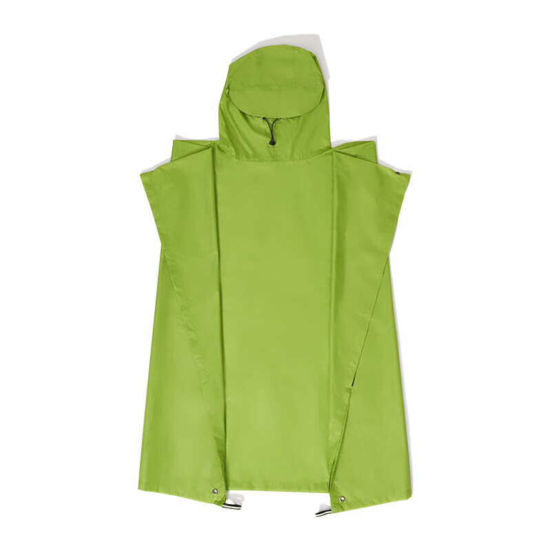 MOBIGARDEN Outdoor Camping Hiking Ultra-Light Multifunctional Rain Poncho, Raincoat, And Sunshade Three-In NX23667004 Lemon Gree