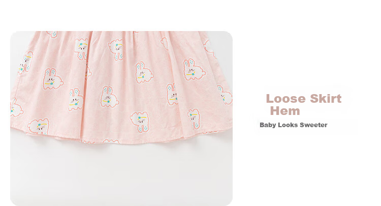 BALABALA Girls' Dress, Children's Dress, Baby Girl Spring 2025, Infant Delicate Sweet Cute Dress, 208125111009 13