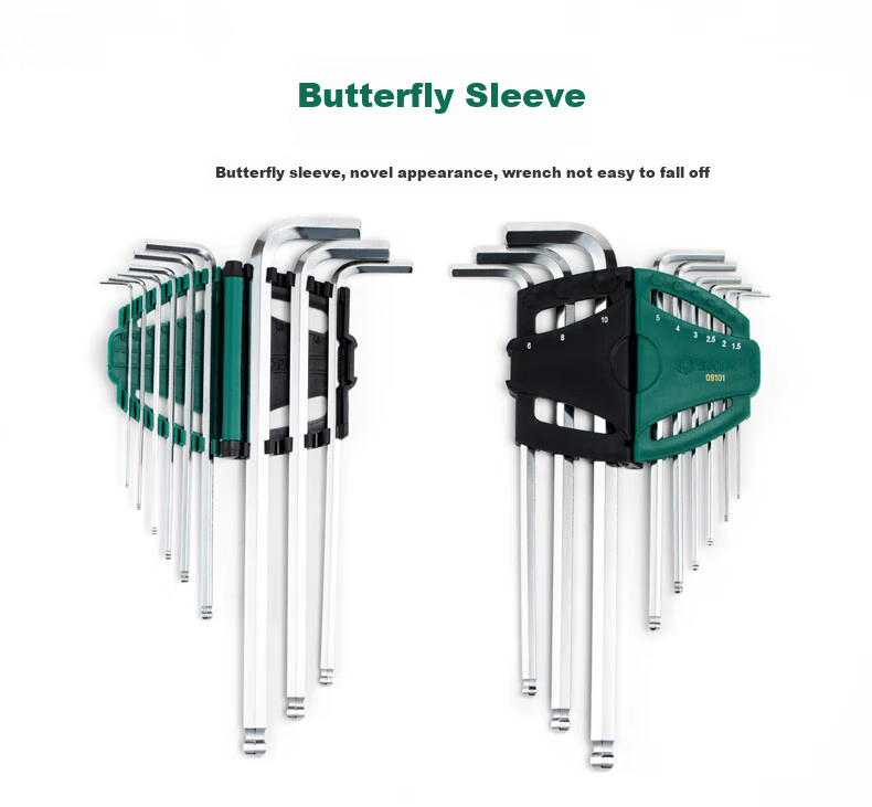 SATA Tool Set, 8-Piece Folding Hex Key Set, 09121 3