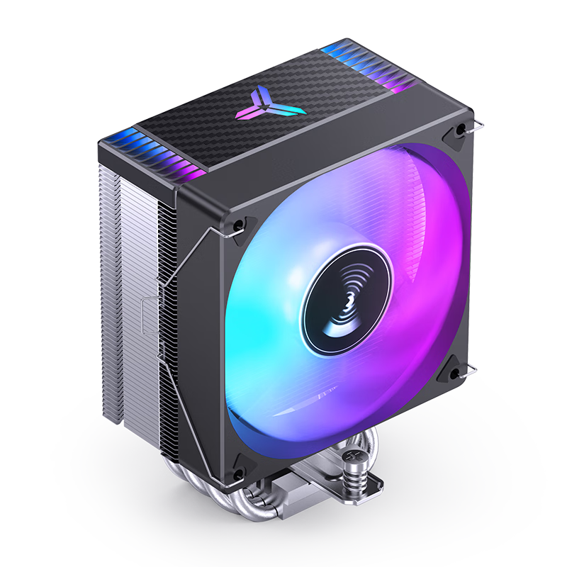 JONSBO CR-1000MAX V2 Color Edition CPU Air Cooler (6 Nickel-Plated Heat Pipes / RGB Lighting Effects / PWM Fan / Multi-Platform / Thermal Paste Included)