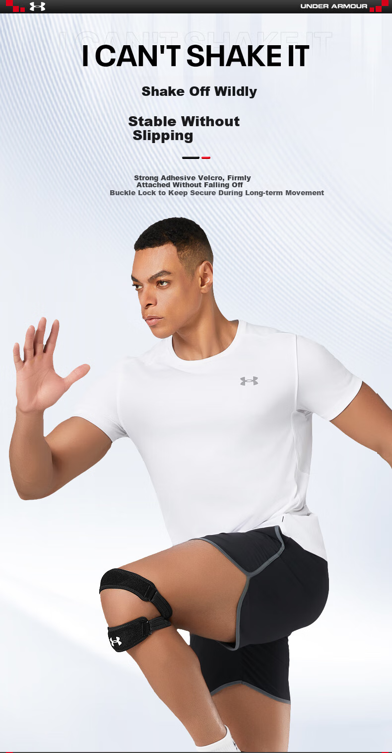 Under Armour Patellar Strap Knee Brace Sports Fixation for Hiking, Running, Jump Rope, Badminton, Meniscus Protection, Preventing Sprains And Injuries 2