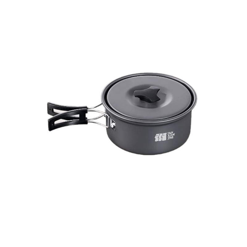 TAN XIAN ZHE Camping Cookware, Outdoor Stove, Portable Gas Stove Pot, Camping Equipment, Large Cooking Pot