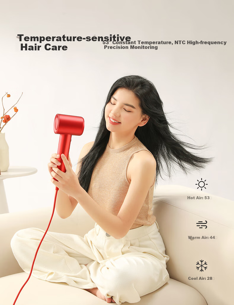 T-FLASH Aiqi F3pro High-Speed Hair Dryer, Plasma Hair Treatment, Constant Temperature Quick-Drying, Non-Damaging to Hair, Home Use, for Women, Electric Hair Dryer, Birthday Gift for Girlfriend, Practical Father's Day Present 16