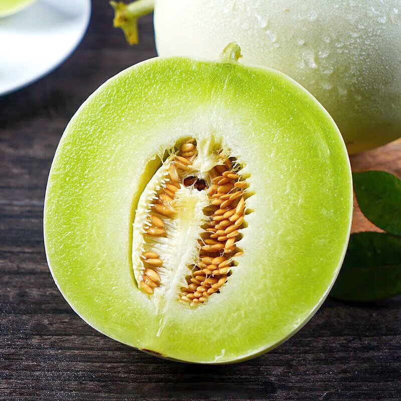 京鲜生 玉菇甜瓜 2粒装 单果重2-2.8斤净重4-5.5斤 水果礼盒
