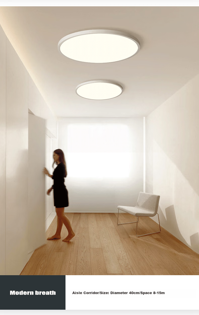 Dengling Full Spectrum Zero-Gap Eye Protection Ceiling Light, Ultra-Thin LED Anti-Blue Light Lamp for Dining Room, Bedroom, And Study Room 19