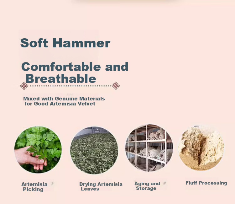 Hunlianqingcheng Mugwort Hammer Massage Tuber, New Year And New Year's Gift, Company Annual Meeting Gift, Employee Gift, Elders Gift, Customer Gift, Souvenir, Prize 5