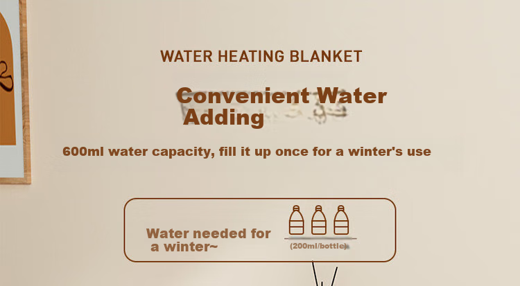 CHIGO [Separate Water And Electricity, Dehumidify And Mite-Proof] Double Graphene Water Heating Kang Electric Blanket Mattress Pad, 1.5x1.8 Meters 34