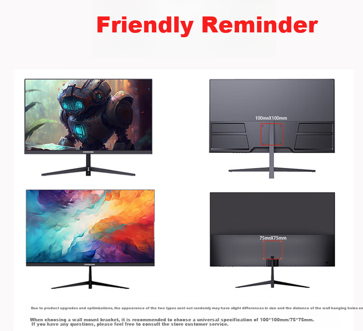 Coocaa 27-Inch 4K Ultra HD IPS Hard Screen Monitor, Narrow Bezel, Wall-Mountable, Home Use, Low Blue Light, Wide Viewing Angle, Ultra-Thin, for Gaming And Office, LCD Display, 27K6 12