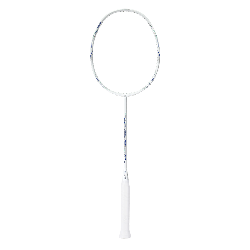 KUMPOO Badminton Racket K520pro Upgraded Version, Xunfeng Full Carbon Ultra-Light Offensive Training Racket K520pro+, Bright White 5U